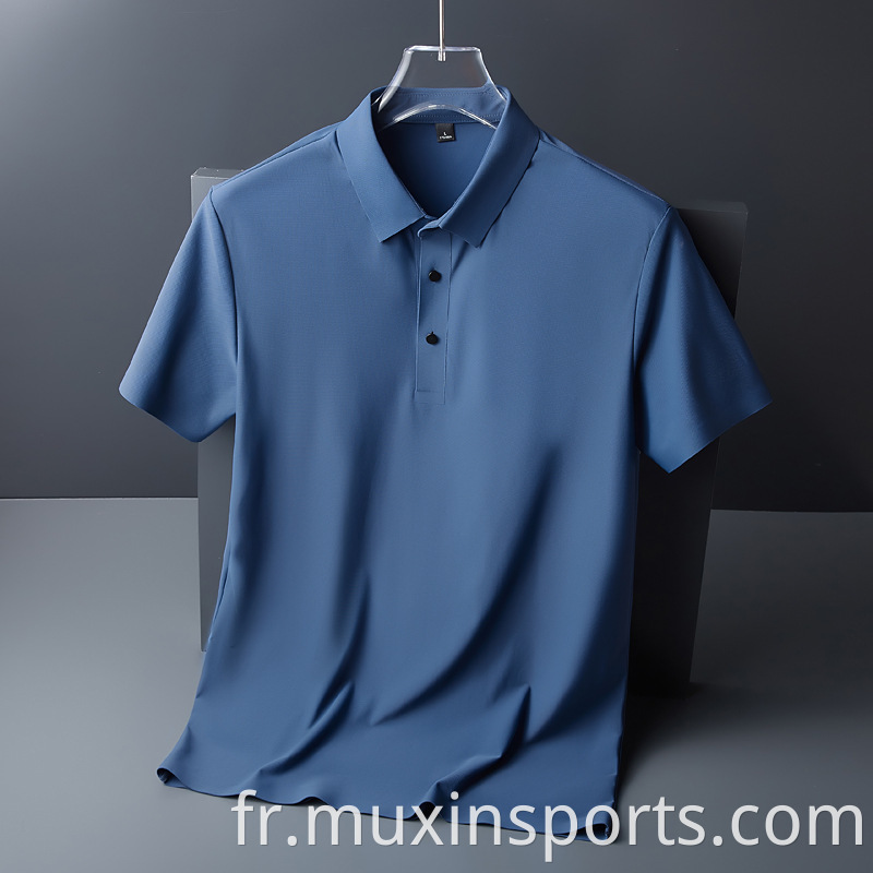 Blue Men Polo Shirts